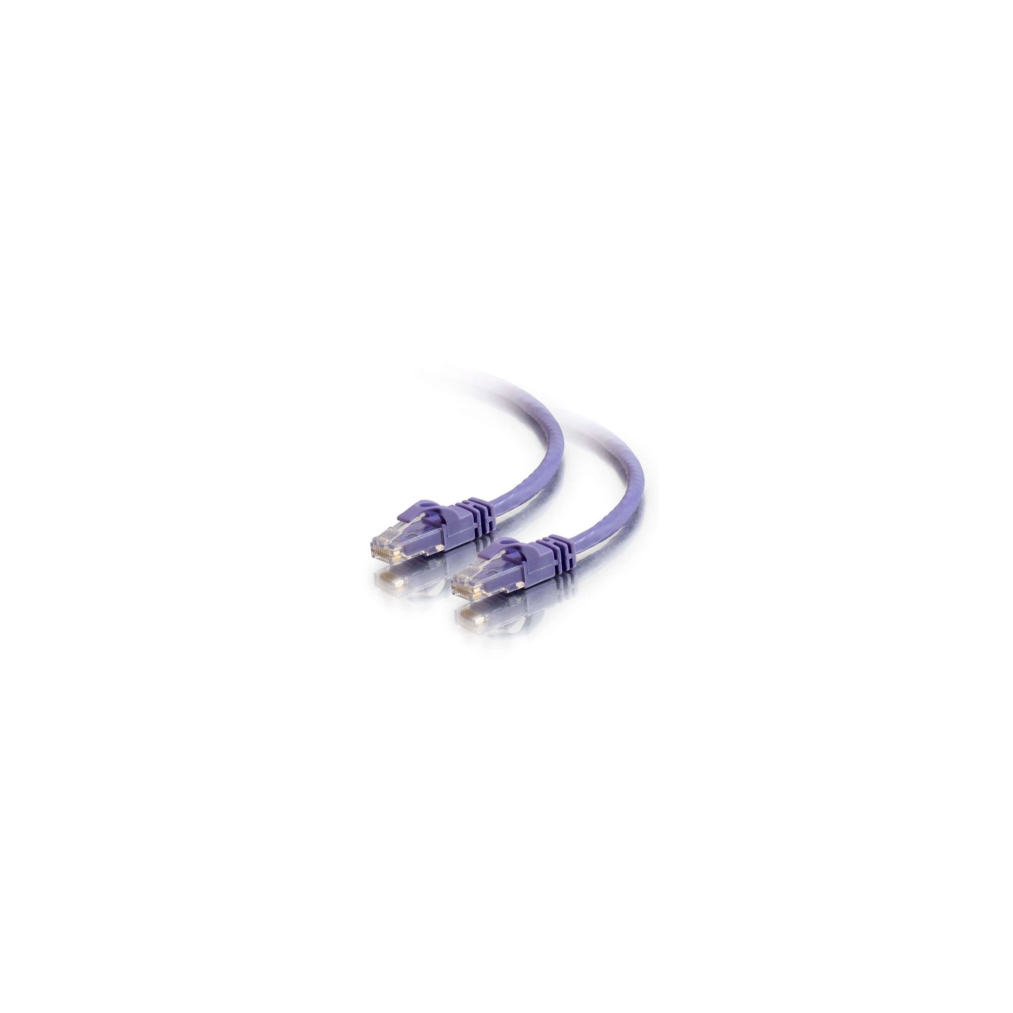 CablesToGo 2m Cat6 550MHz Snagless Network Patch Cable Purple 83633