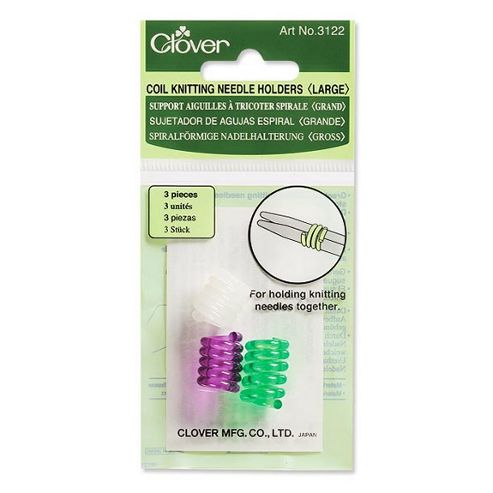 Image of Clover Coil Knitting Needle Holders - Large