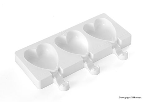 Image of Silikomart Mini Heart Ice Cream, Cake & Finger Food Mould