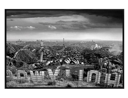 Image of Thomas Barbey Gloss Black Framed One Too Many Drinks Poster
