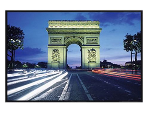 Image of Arc De Triomphe, Paris, France Gloss Black Framed Napoleon's Arc De Triomphe Poster