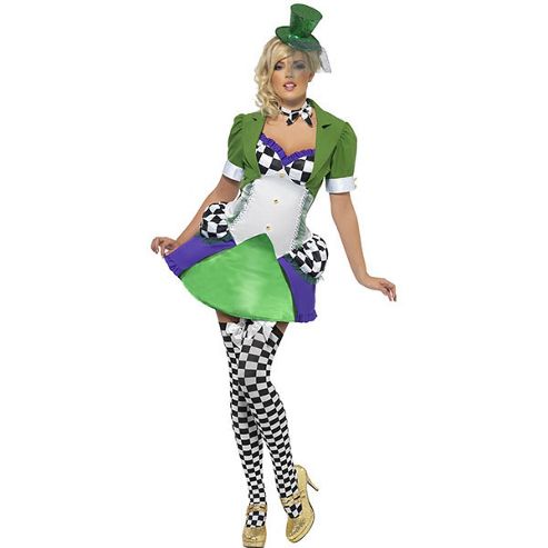 Image of Miss Hatter - Adult Costume Size: 6-8