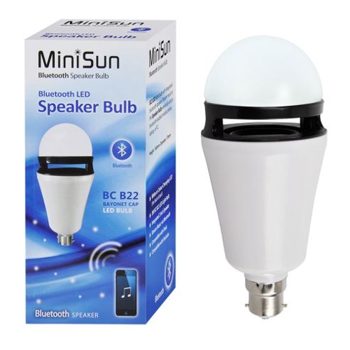 Image of Minisun Bc B22 3w Led Bluetooth Speaker Bulb Cool White