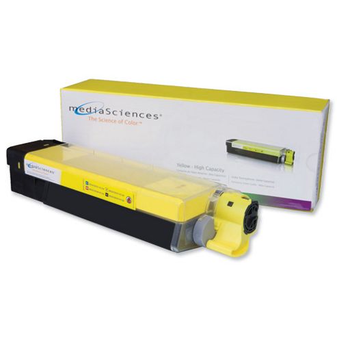 Image of Media Sciences Oki 42127405 Toner Cartridge - Yellow