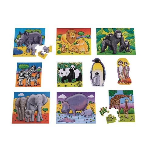 Image of Elc 10 In A Box Animal Puzzles