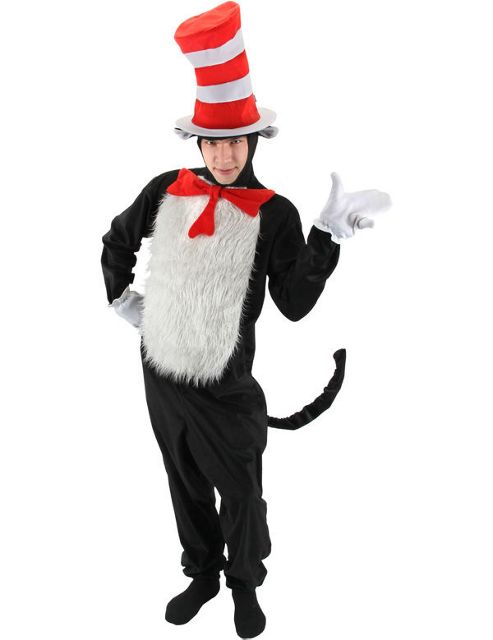 Image of Cat In The Hat Costume (deluxe) Medium/large