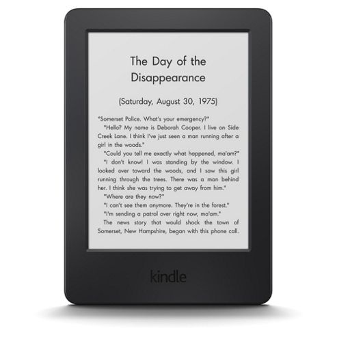 Image of Kindle Touchscreen, 6" Ereader, 4gb, Wifi - Black (2014)