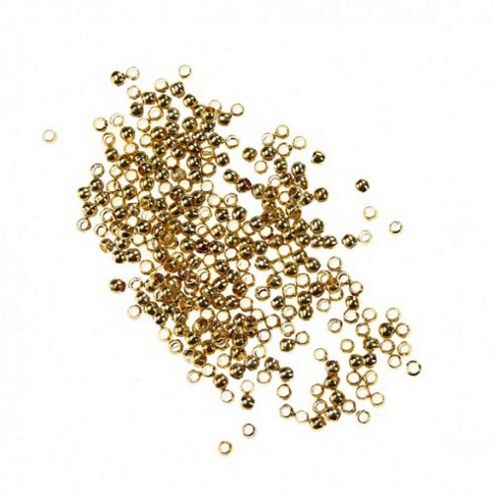 Image of Crimp Beads - Gold - 500 Pack