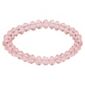 Pink Glass Bead Stretch Bracelet