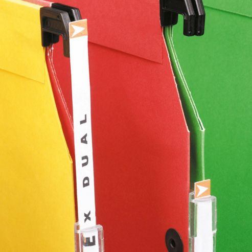 Image of Esselte Orgarex Pendaflex Card Inserts 25 Per Sheet For Lateral Files White Ref 32690 [pack 10]