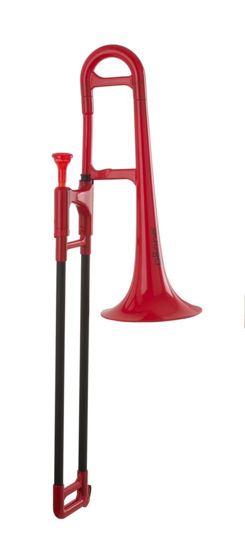 Image of Pbone Plastic Mini Trombone - Red
