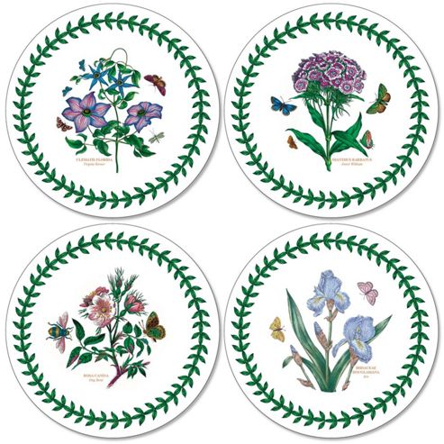 Image of Pimpernel Botanic Garden Round Coasters, Set Of 4