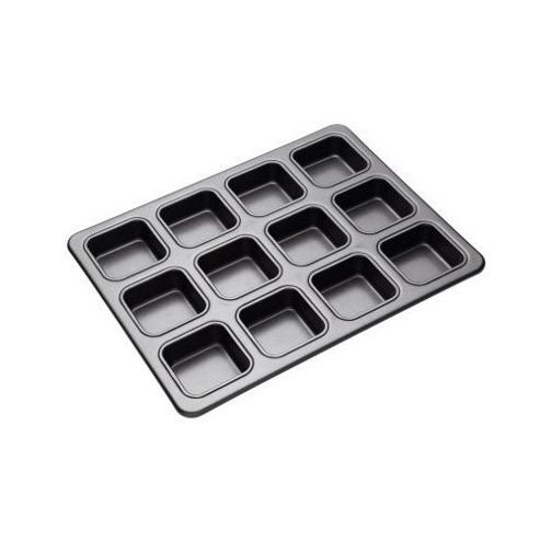 Image of Kitchen Craft Master Class Non-stick Large Six Hole Square Brownie Pan 34cm X 26cm, Sleeved