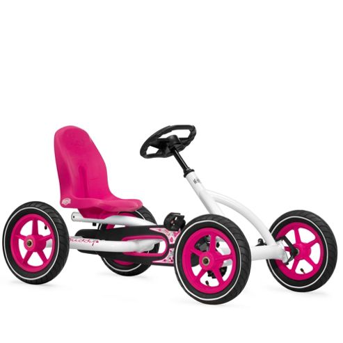 Image of Berg Buddy Go Kart, Pink & White