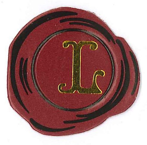 Image of Manuscript Wax & Seal Letter L