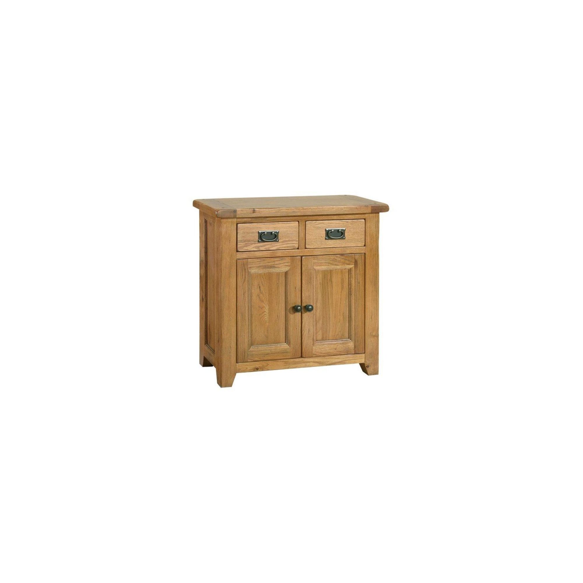 Kelburn Furniture Bordeaux Mini Sideboard in Medium Oak Stain and Satin Lacquer at Tescos Direct