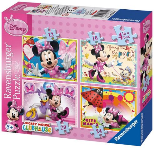 Image of Ravensburger Disney Minnie Mouse 4 In A Box