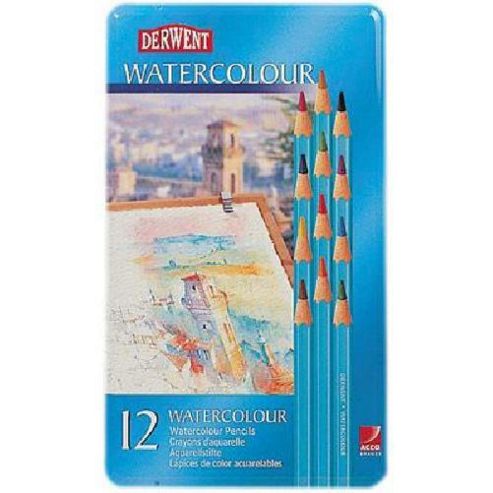 Image of Derwent Watercolour Tin 12