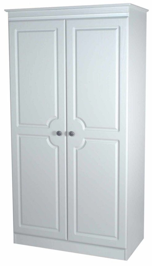 Image of Welcome Furniture Pembroke Plain Wardrobe - Light Oak - 95.5 Cm W