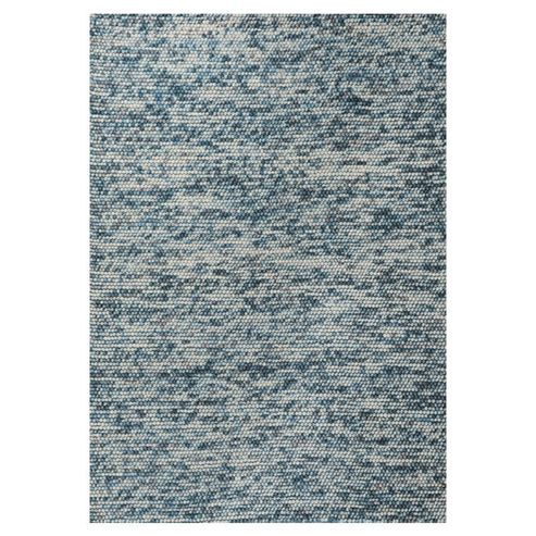 Image of Inrugs Nature Turquoise Woven Rug - 200cm X 140cm (6 Ft 6.5 In X 4 Ft 7 In)