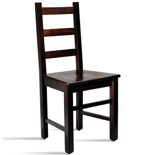 Image of Home Etc Clifford Beech Side Chair - Dark Oak