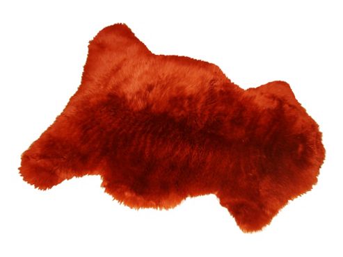 Image of Bowron Sheepskin Long Wool Gold Star Rug In Hestia - 95cm H X 57cm W (one Piece)