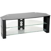 Peerless Manhattan Corner TV Stand - Black