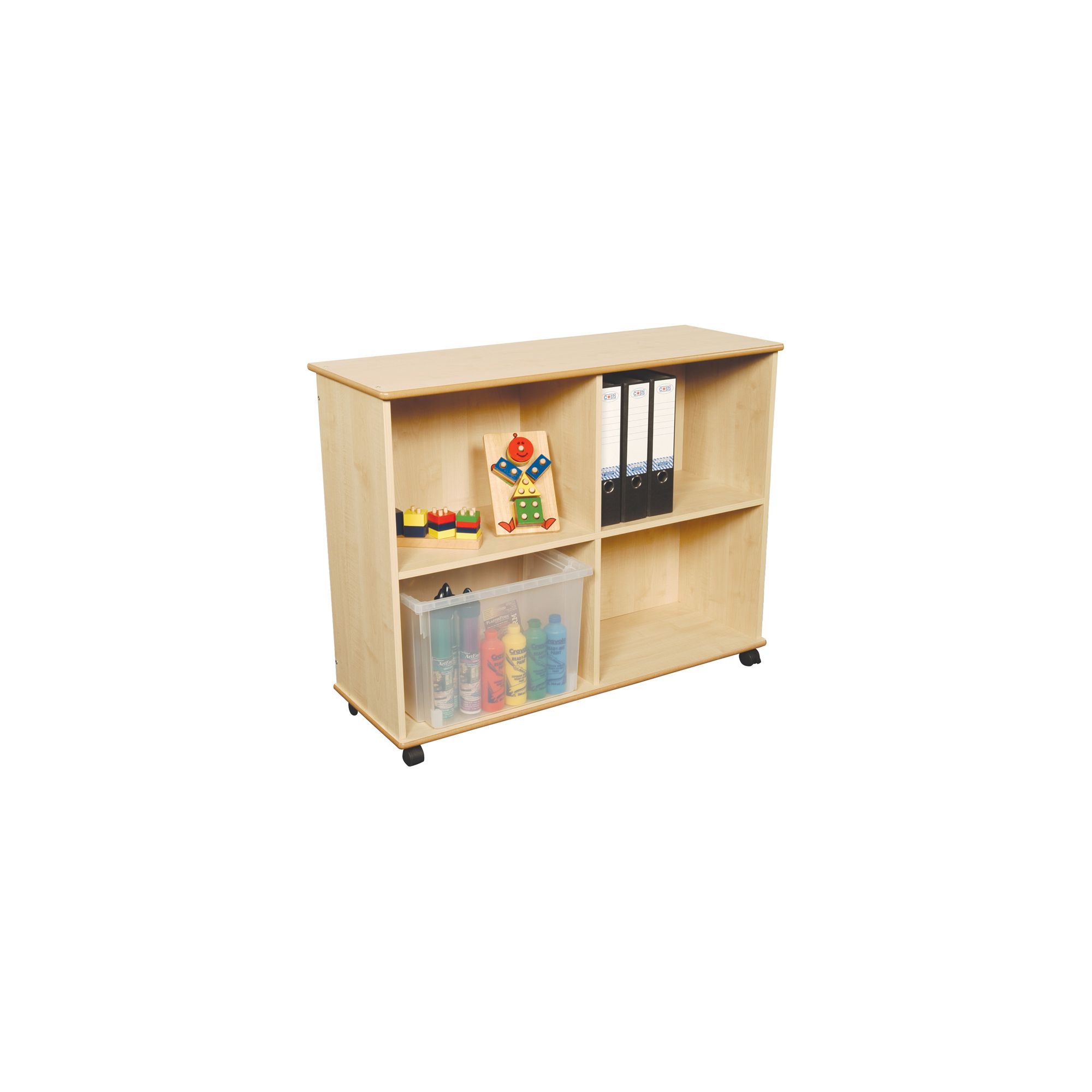 Liberty House Toys Maple 4 Section Storage Unit at Tesco Direct