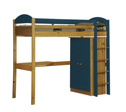 Image of Maximus High Sleeper Set 1 Antique With Blue Details