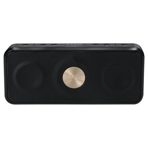 Image of Tdk Trek A26 Splashproof Bluetooth Stereo Speaker Black