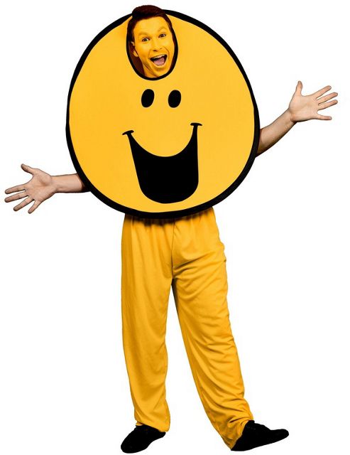 Image of Adult Mr Men Mr Happy Morph Costume