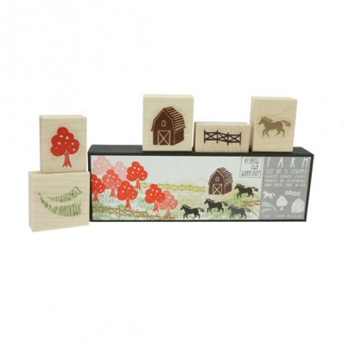 Image of Yellow Owl Workshop Stamp Set - Farm