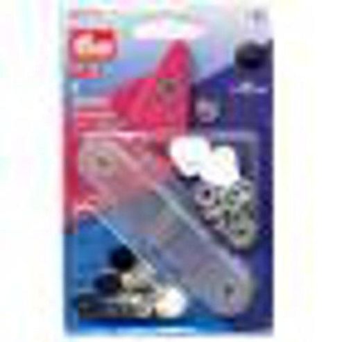 Image of Non-sew Fastener Jersey 12mm Black