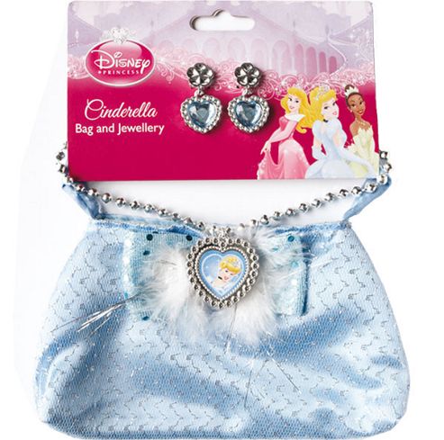 Image of Disney Cinderella Bag & Jewellery Set