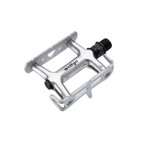 Image of Wellgo R110b Road Quill Pedals In Silver - Sealed Bearing