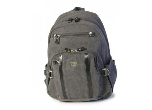 Image of Trp0256 Troop London Classic Medium Canvas Backpack Black