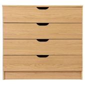 Jasper 4 Drw Chest Oak