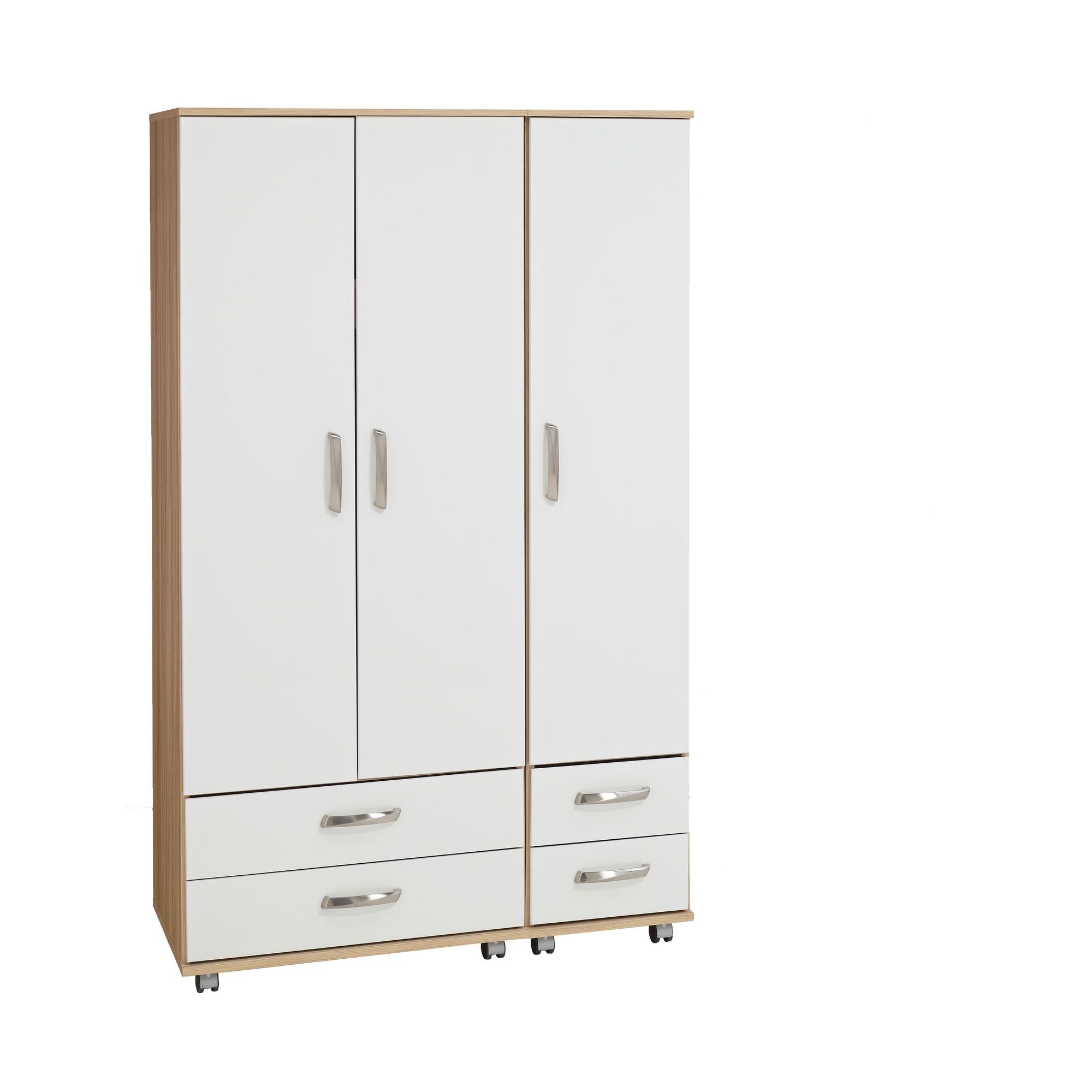 Ideal Furniture Regal 4 Drawer Wardrobe in white at Tesco Direct