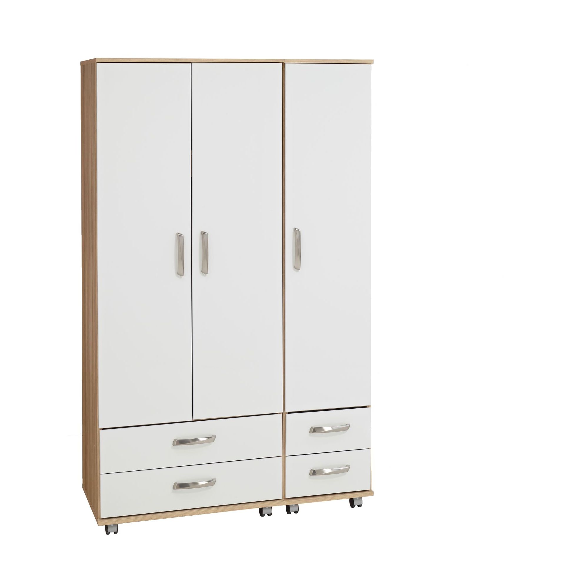 Ideal Furniture Regal 4 Drawer Wardrobe in white at Tesco Direct