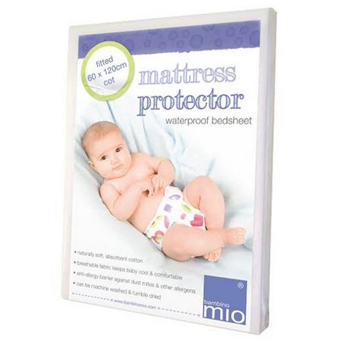 Image of Bambino Mio Fitted Mattress Protector Cot (120x60cm)