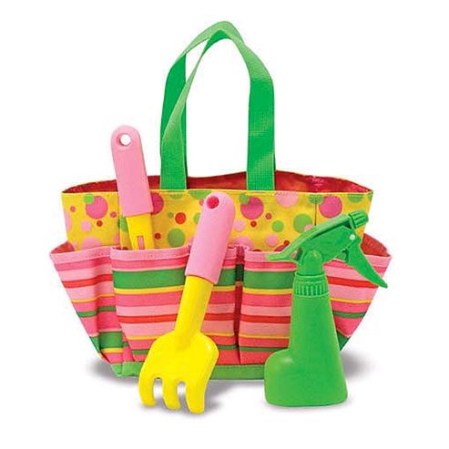 Image of Melissa & Doug Blossom Bright Kids Gardening Tote Set