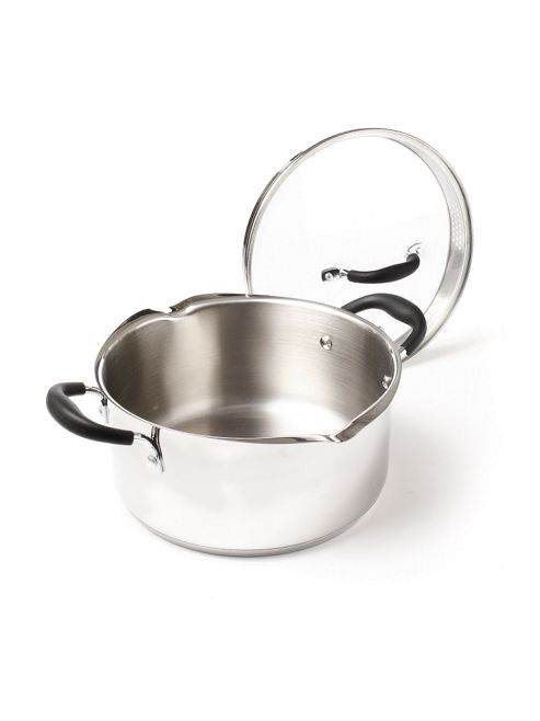 Image of Linea Cook 24cm Stewpot In Stainless Steel