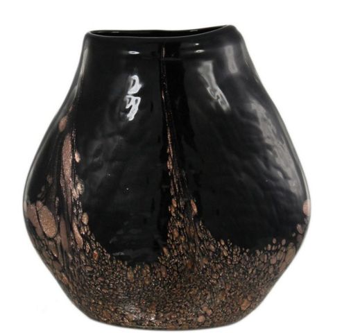 Image of Cimc Home Mediterranean Moroccan Vase - Black And Gold