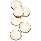 "Kitchen Craft Spare Preserve Jar Lids for 1lb Jars, Pack of Six"