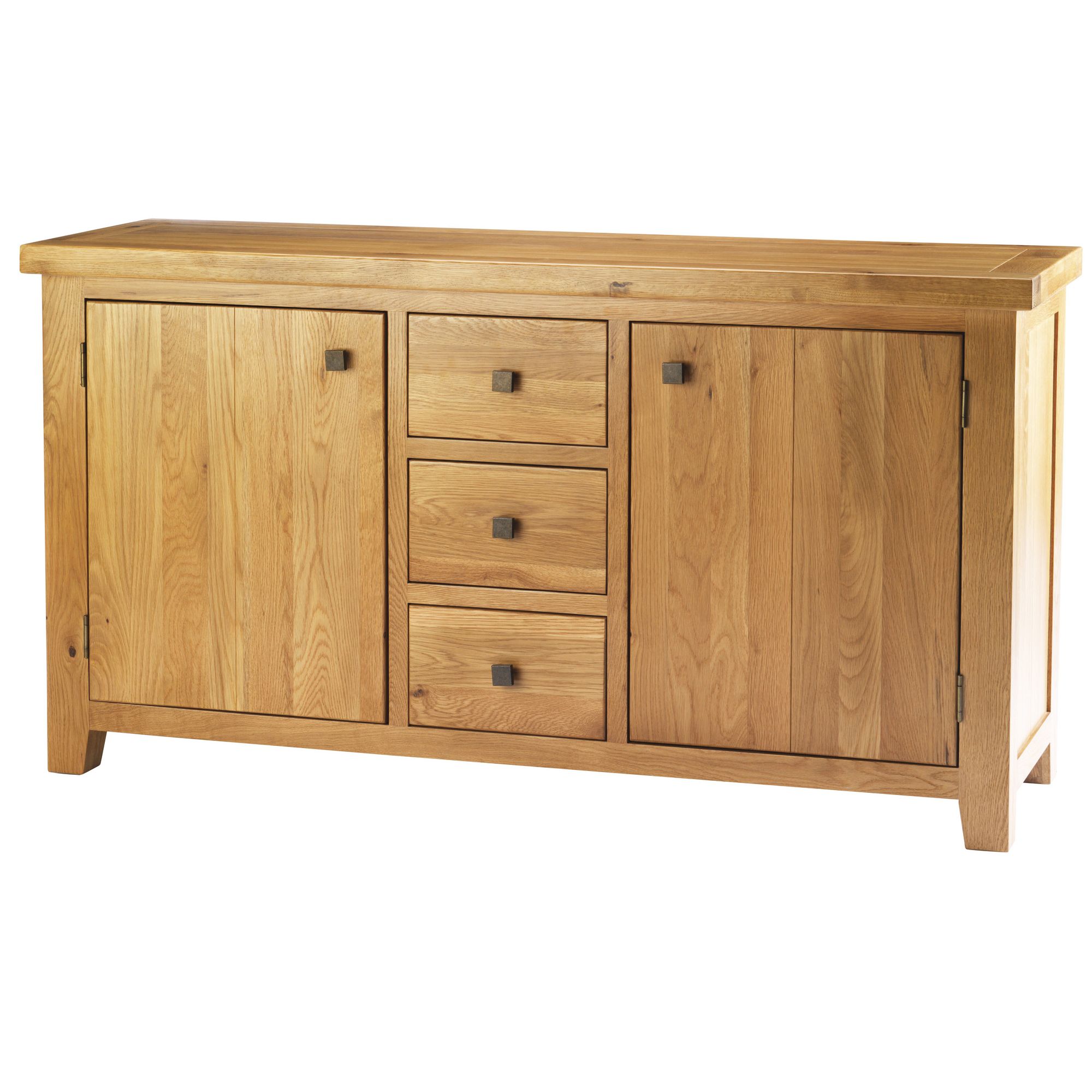 Thorndon Taunton Three Drawer Large Sideboard in Medium Oak at Tesco Direct