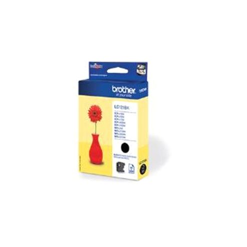 Image of Brother Lc121bk Black Inkjet Cartridge (yield 300 Pages)