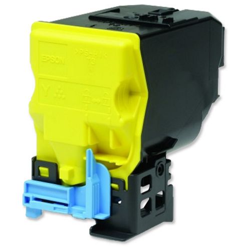 Image of Epson Yellow High Capacity Toner Cartridge (yield 6000 Pages) For Aculaser C3900n/dn Laser Printers