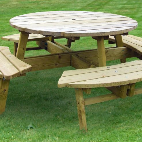 Image of Zest 4 Leisure Rose Picnic Table
