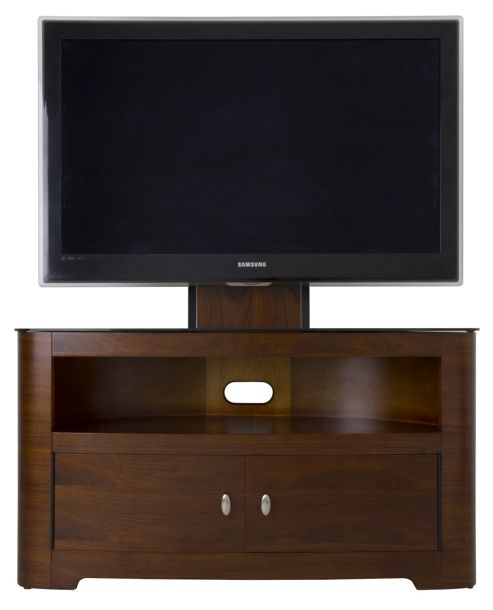 Image of Avf Affinity Combination Tv Stand - Walnut