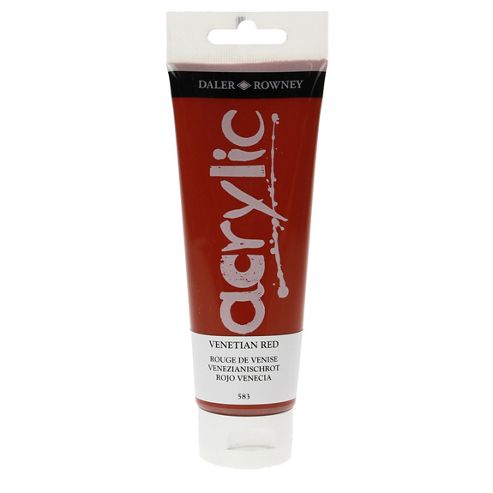 Image of Daler Graduate Acrylic Venetian Red 120ml